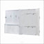 Grand lit escamotable avec garde-robe