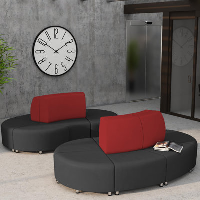 Pro Series Connect Curved Wavelet Seating, 6-Piece Set