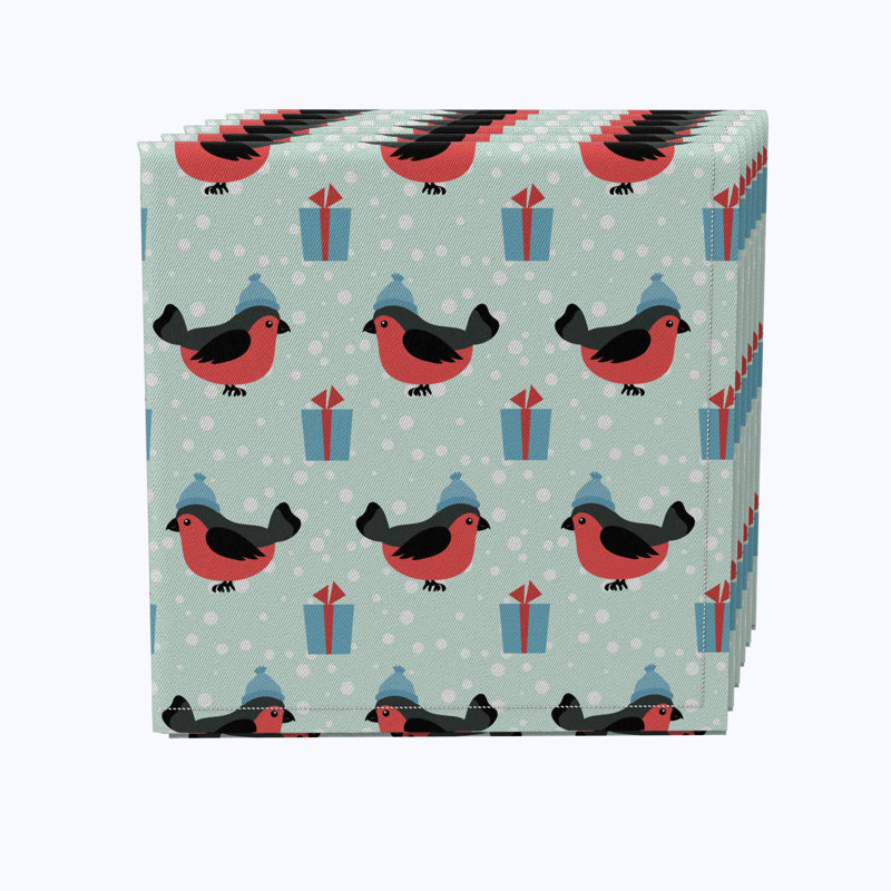 Elham 100% Cotton Abstract Square Napkin