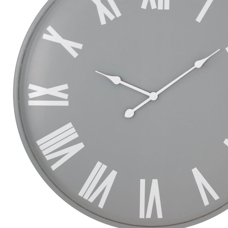 Anetia Wall Clock, Large , Grey