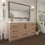 Meuble-lavabo simple 58,9 po avec plateau en acrylique Victoria-98195176