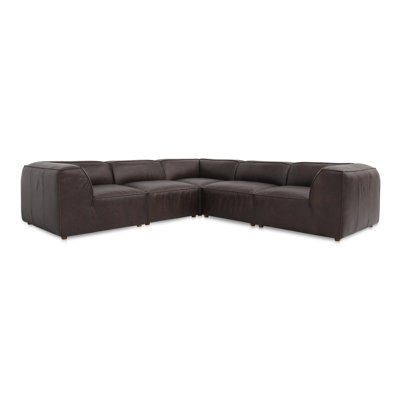 Riehlin 5 - Genuine Leather Modular Sectional