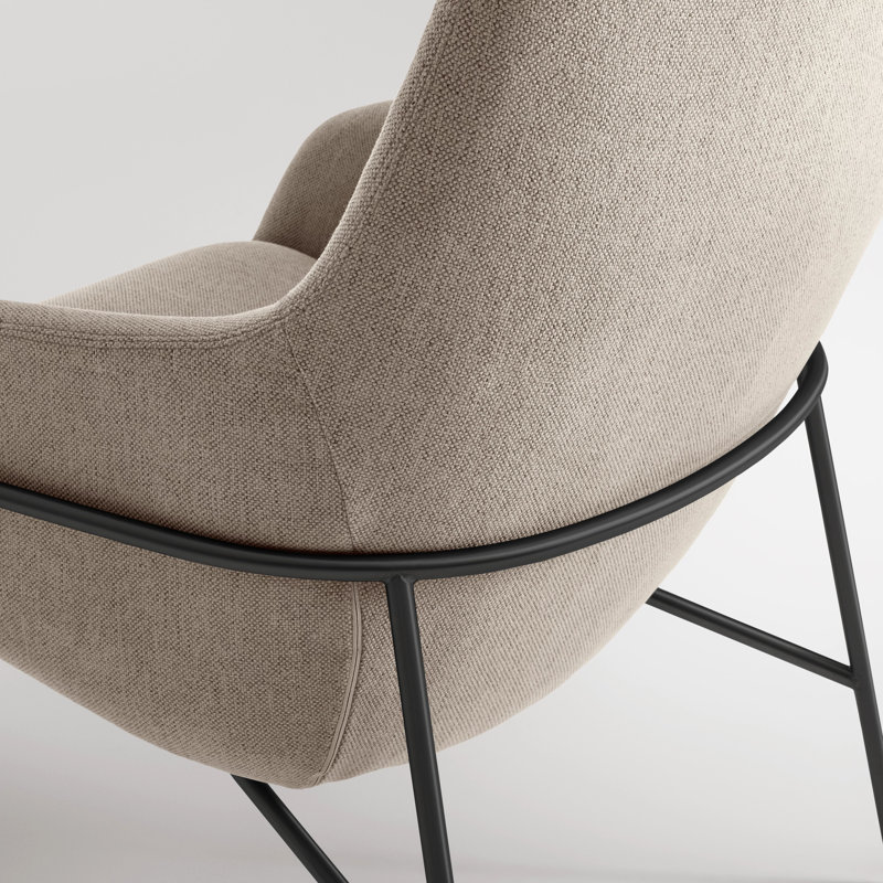 Fauteuil Acre, Pierre de Tait, Noir