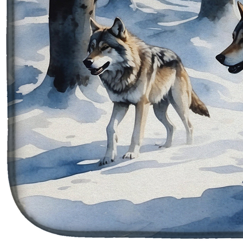 Tapis de vaisselle Winter Wolves