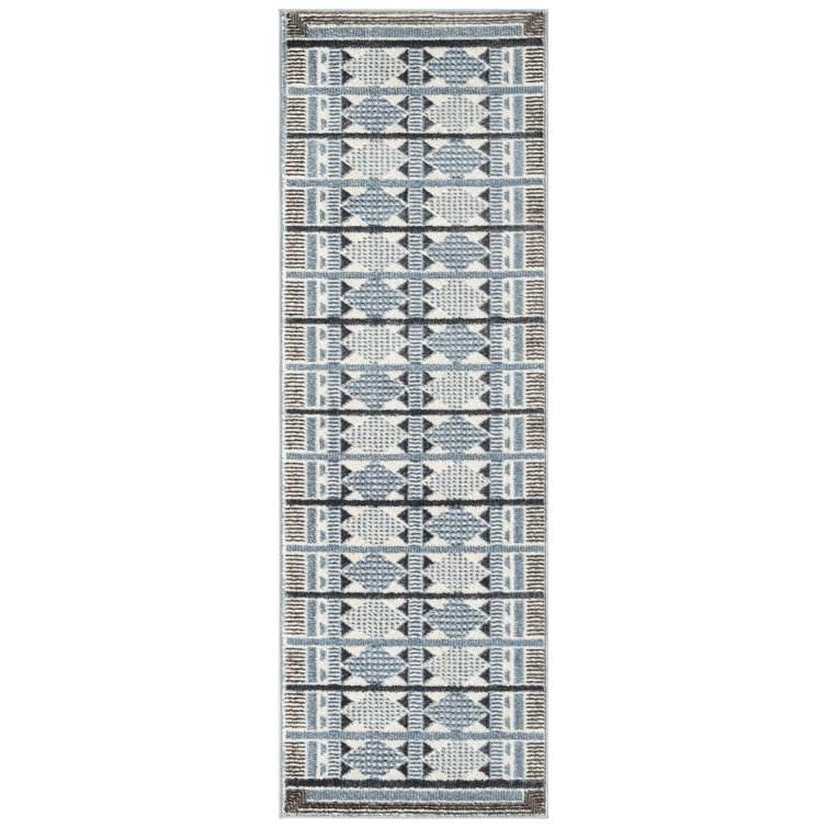 Maridee Blue Modern Indoor Rug