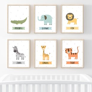 Viv and Tim Home - One thing I wish we did different for the nursery would  be larger art frames above the crib! ⁣ ⁣ I already had two white 16x20  frames