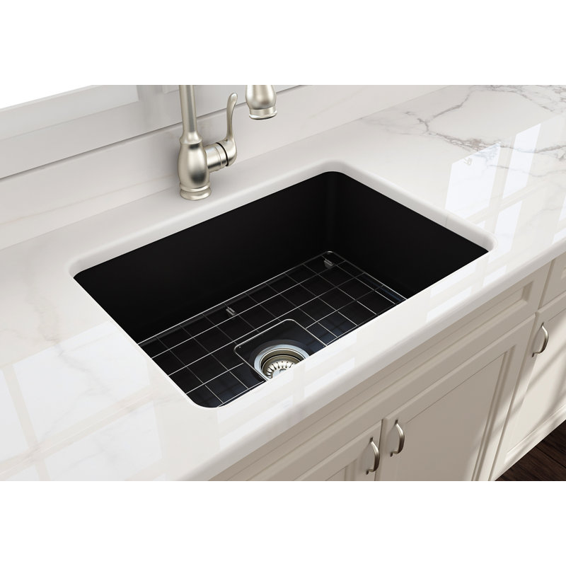 26.75'' L Kitchen Sink, Matte Black