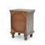 Table de chevet en bois gris antique