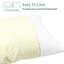 Taies d'oreiller de lit, 1800 taies d'oreiller en microfibre brossée avec fermeture à enveloppe - NTBAY-850268726-858366369