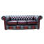 3 Seater Genuine Leather Sofa-301490356