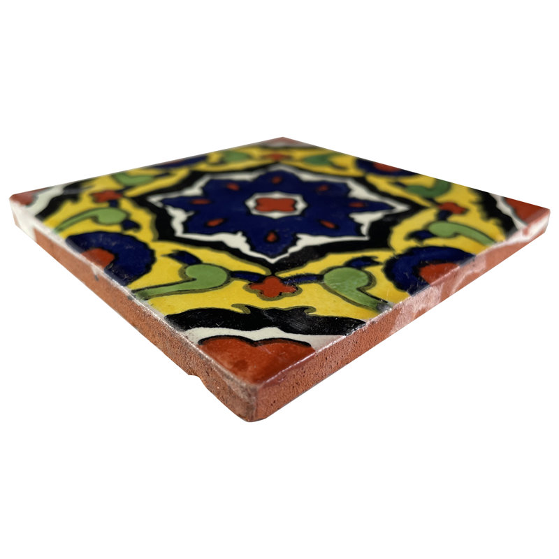 Carreaux mexicains 4,2 "x 4,2" 9 pièces TalaMex Cuneo Talavera