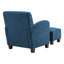 Fauteuil club avec repose-pieds 29,25 po Kaelan-454837715