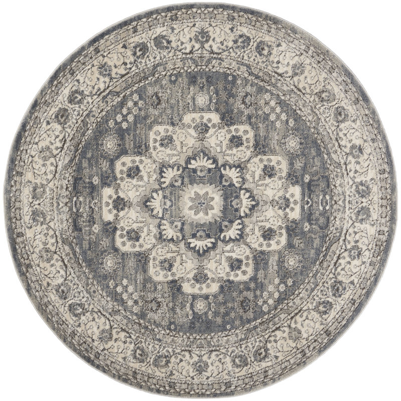 Tapis beige Freeda, Rond 4 pi