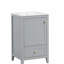 Armoire de salle de bain de 20 pouces avec lavabo, armoire de salle de bain avec porte à fermeture en douceur, tablette de rangement et tiroir-1633842171