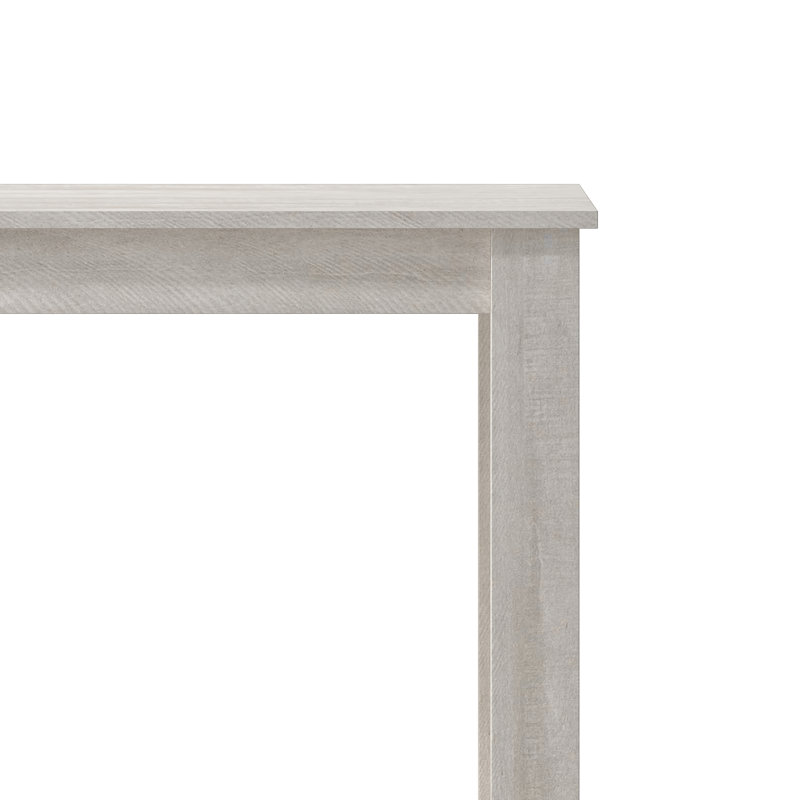 Weddel Basilico Transitional Coordinated 3 Piece Living Room Table Set, Dusty Gray Oak, Dusty Gray Oak