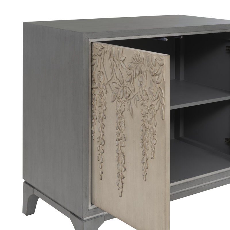 Stevensville Grey Two Door Cabinet