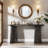 63 inch Farmhouse Narrow Sofa Table