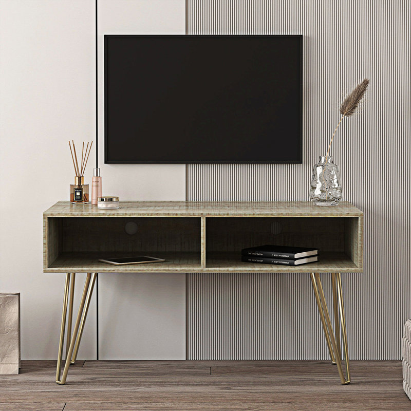 Meuble télé pour téléviseur de 40 po ou moins Luray, gris