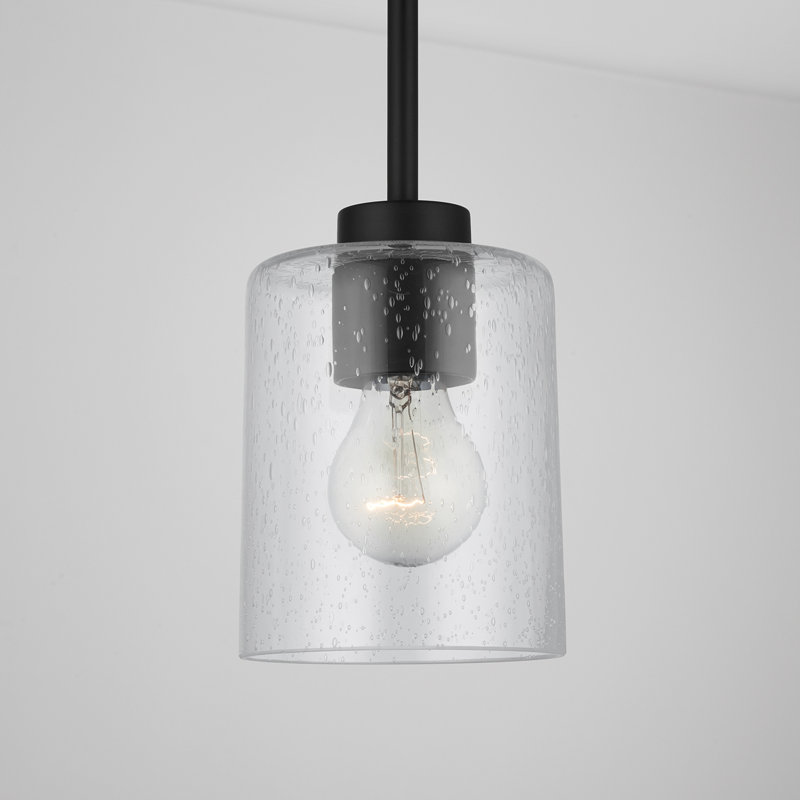 Greyson 1 - Light Single Pendant, Matte Black