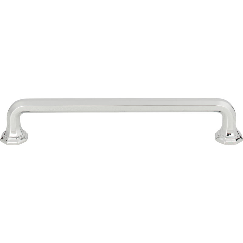 Polished Chrome Traditional Bar Pull with Mounting Hardware