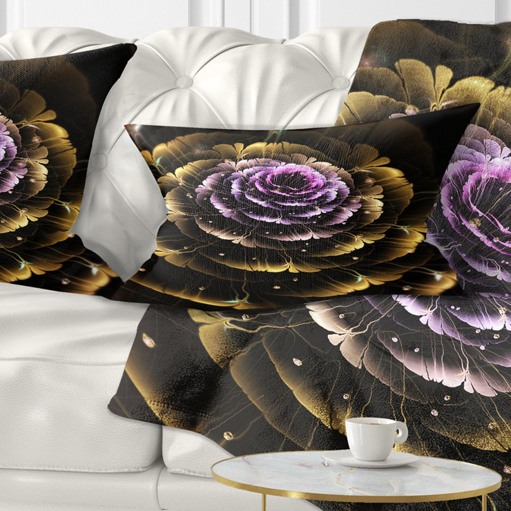 Coussin lombaire floral parfait