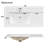 36" Solid Wood Frame Wooden Bathroom Vanity