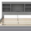 Lit plateforme avec tête de lit, USB, lit gigogne et 3 tiroirs-2111366638-2111366639