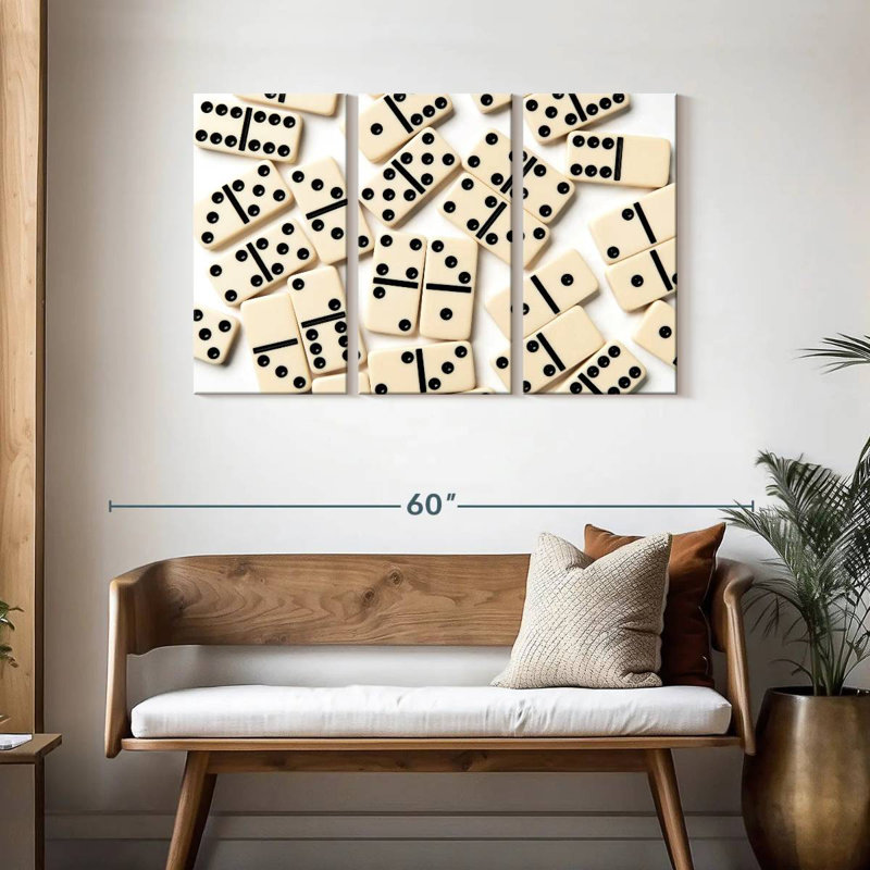 Dominos classiques, H 28 po x l 45 po