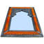 Flat Bone Wall Mirror