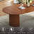 Expandable Dining Table, 45" To 105" With Vertical Fluted Double Pedestal Base, 4 Adjustable Lengths, Seats 2-10, Modern Farmhouse Kitchen Table-1160551649