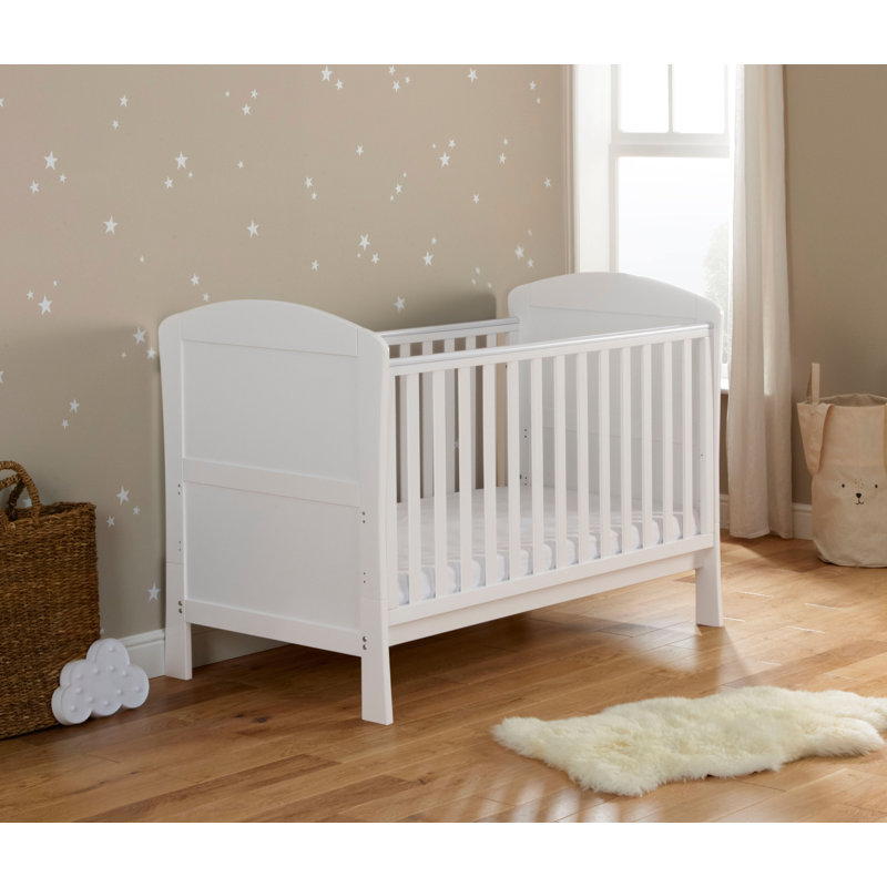 Aston Dropside Cot Bed, White
