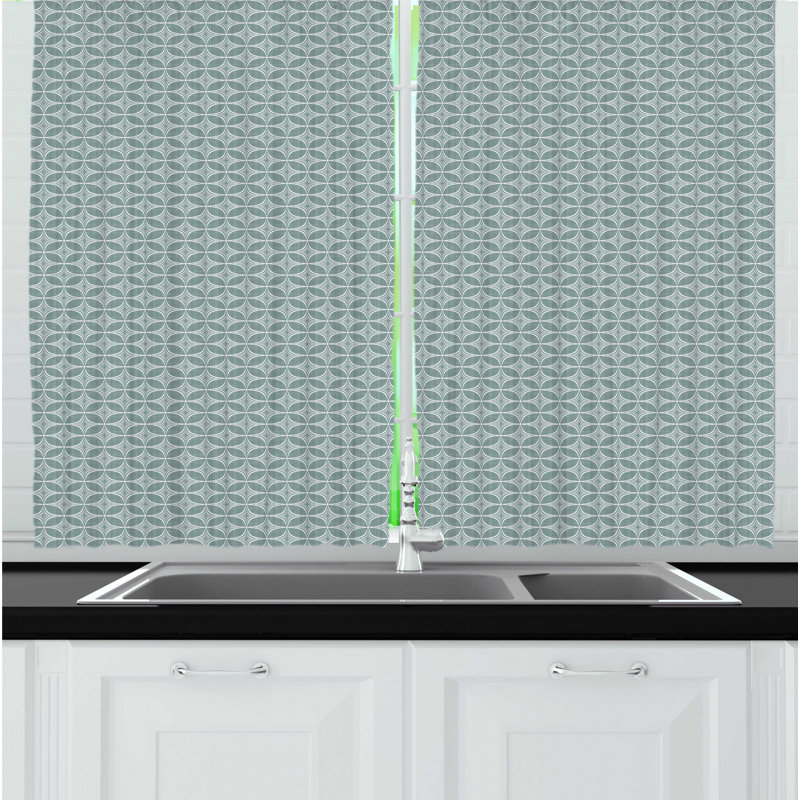Ruffled Kitchen Curtain