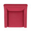 Fauteuil d'appoint Hilga Erica avec garniture cloutée chromée-722825225
