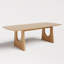 Joceline 78.7'' x 39.4" Solid Oak Dining Table Seat 6-8-1077473427