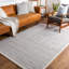 Tapis gris à motif géométrique Flux-1139890927