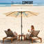 116cm Tilt Beach Parasol