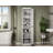100% Solid Wood 16.5" Bathroom Storage Cabinet with Shaker Doors & Adjustable Shelves-1535777745