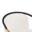 Tabouret de comptoir rembourré avec structure en métal (ensemble de 2)-1052778145