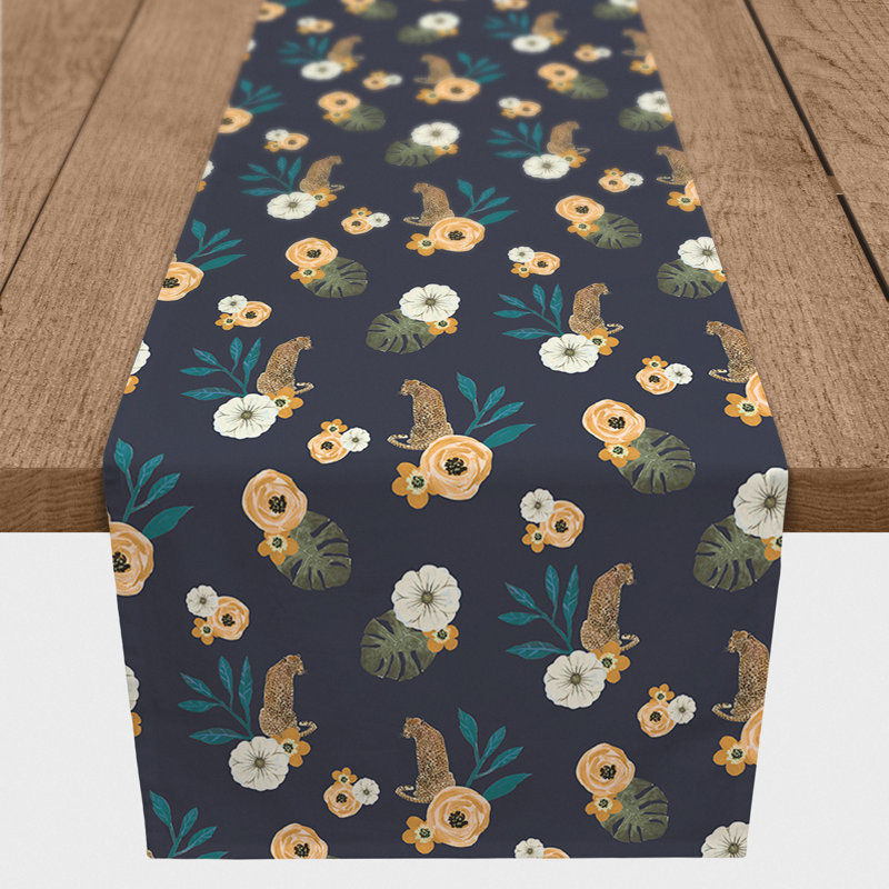 Chemin de table Bandler, 72 po x 16 po, Beige