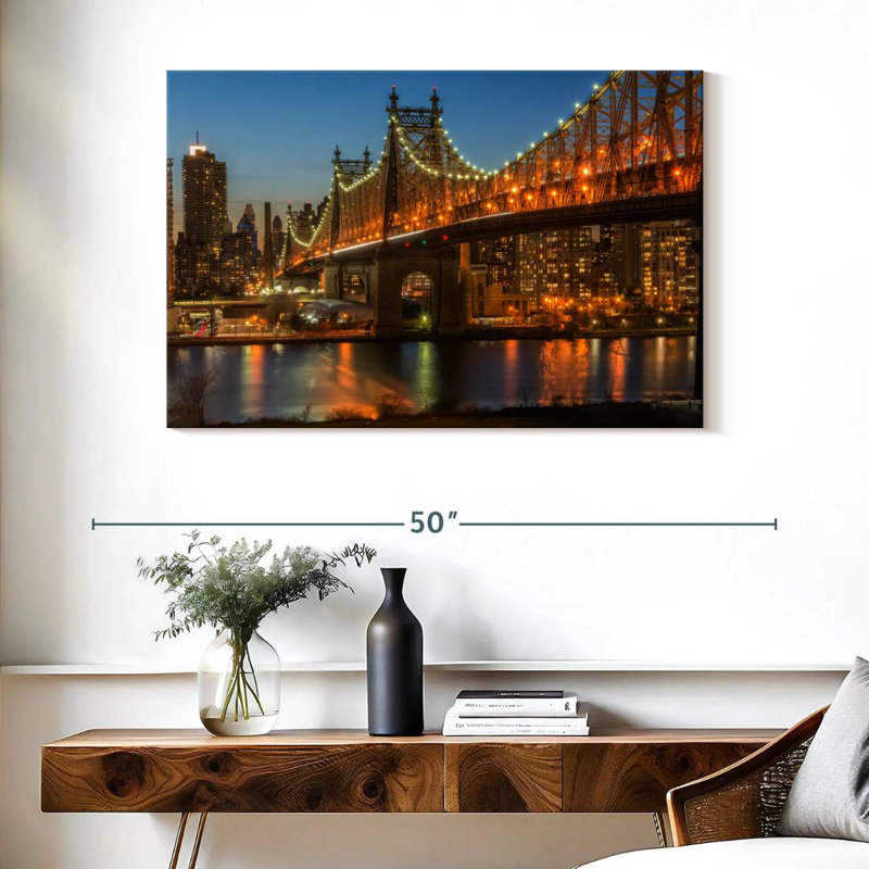 Pont de New York, Queensboro, H 26 po x l 39 po