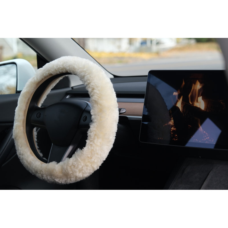 Elastic Automobile Cover, Beige