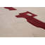 Tapis beige en laine Pile