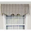 Bruswick Striped Scalloped Window Valance-1592505629