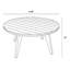 Manzanillo Outdoor Round Teak Coffee Table