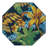 Brett Floral Blue/Yellow Indoor / Outdoor Area Rug-715573503