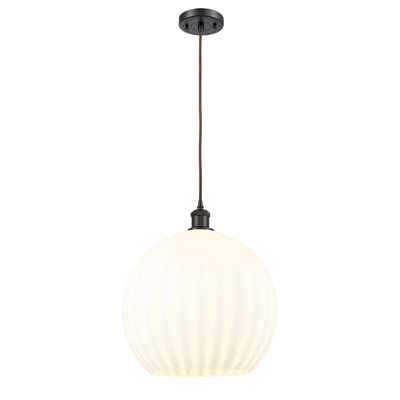 Ballston Venetian 1 Light Cord Hung Pendant-516-G1217