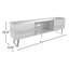 Mohseena Mid Century Modern Tv Stand For Up To 80" Tvs With Storage Cabinets And Open Shelf-1704782676