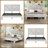 White Queen Wood Platform Bed Frame with Headboard – Noise-Free, Underbed Storage, Easy Assembly – No Box Spring Required-379707379-380618263