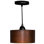 Luminaire suspendu cylindrique rond 8 po Haydon