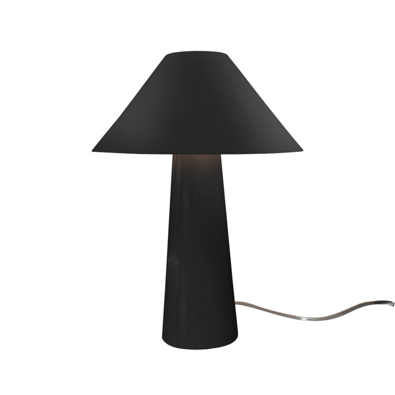 Lampe de table en céramique Caroldine, Lustre noir